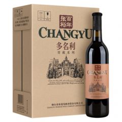 张裕 多名利 优选级 赤霞珠干红葡萄酒 750ml*6瓶 整箱装 国产红酒