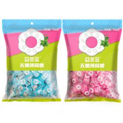 I'MINT益美滋无糖薄荷糖 香口糖 清新口气散装圈圈糖（500g*2）